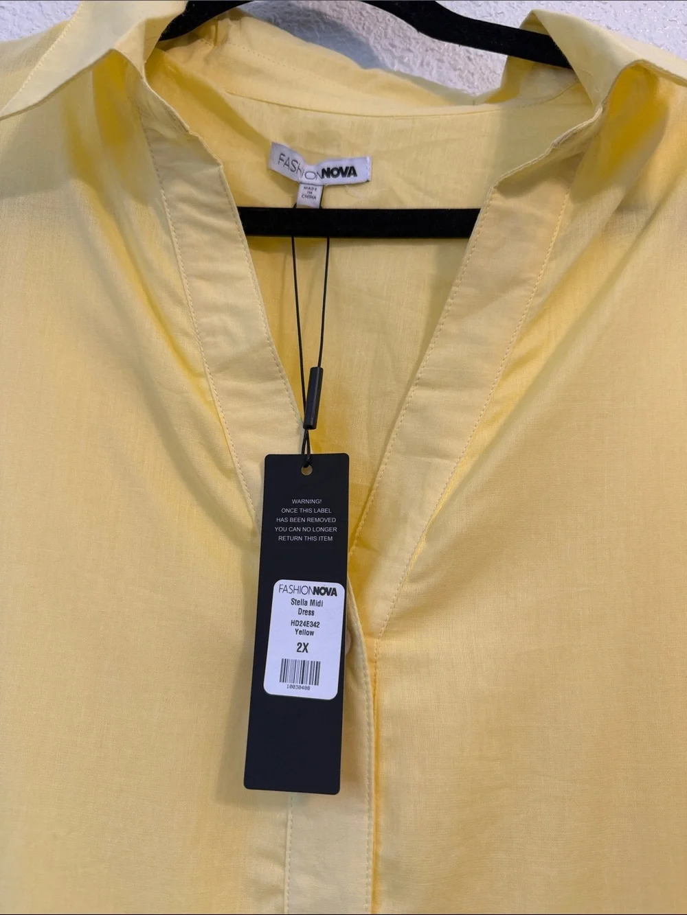 Yellow Linen Dress